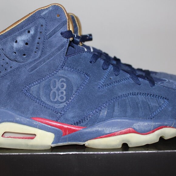 Vintage Air Jordan 6 DB Doernbecher Size 12 Blue Suede 2009 392789-401